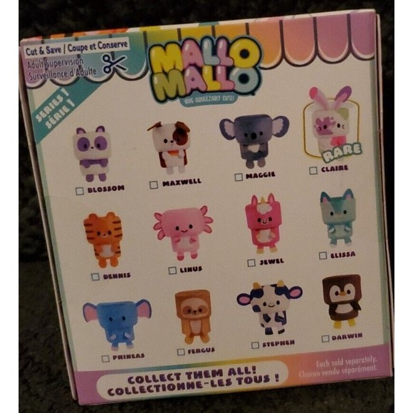 MALLO MALLO 3" Mini Collectible Mystery Plush Figure Pack 2023 - Picture 5 of 5